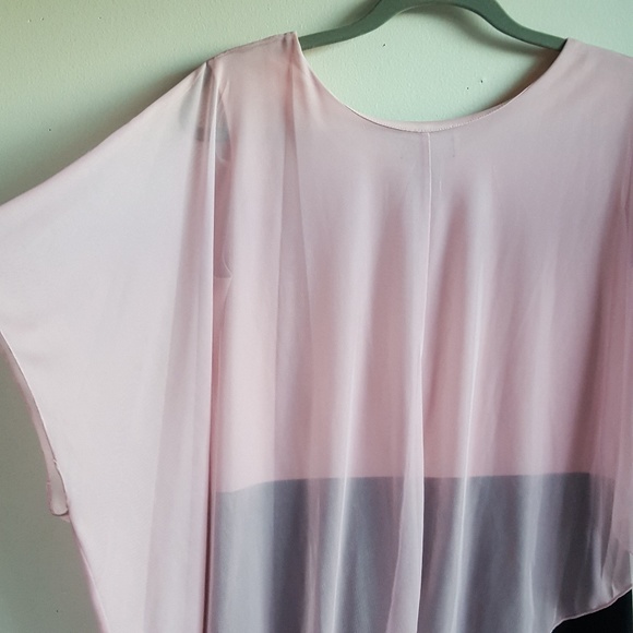 Asymmetrical Draped Mini Dress |Enfocus - Picture 2 of 5